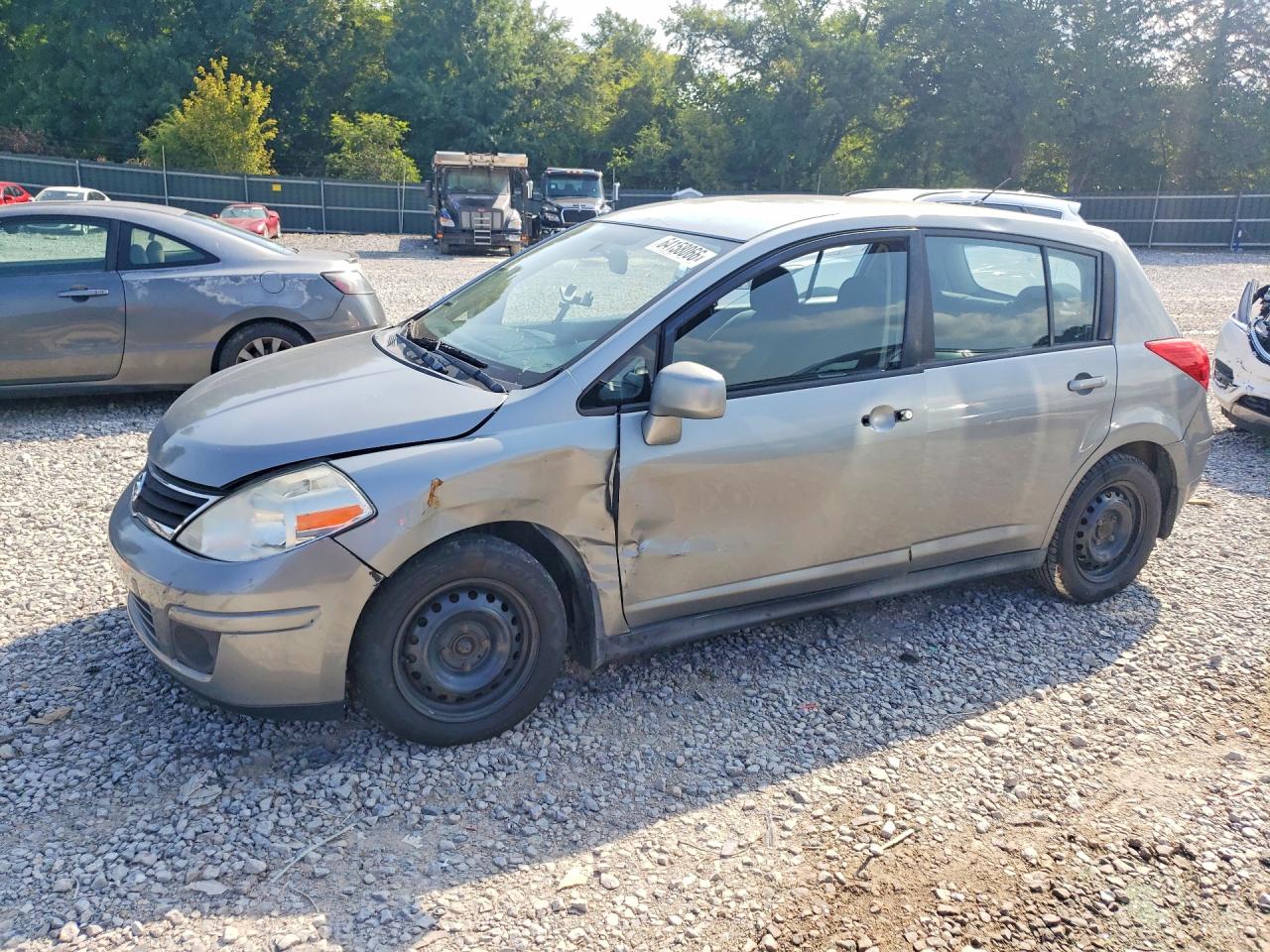 2010 Nissan Versa 1.8 S Gray vin: 3N1BC1CP7AL435362