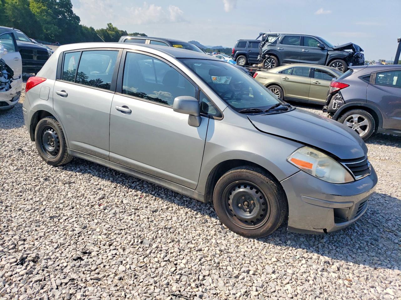 2010 Nissan Versa 1.8 S Gray vin: 3N1BC1CP7AL435362