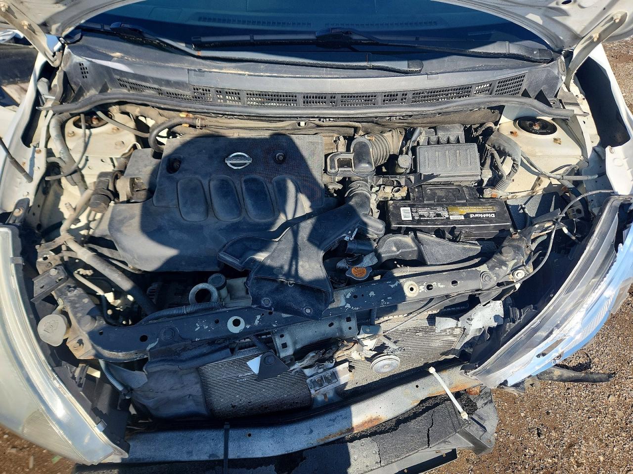2010 Nissan Versa 1.8 S White vin: 3N1BC1CP7AL456759
