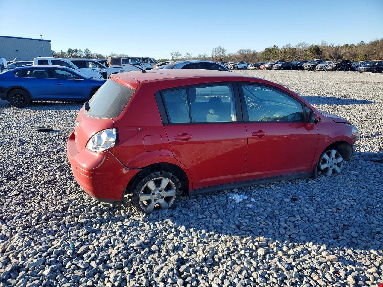 2010 Nissan Versa S Red vin: 3N1BC1CP7AL463369