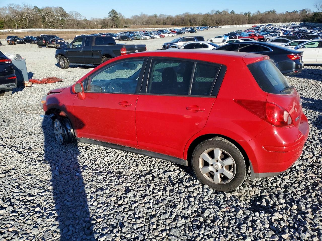 2010 Nissan Versa S Red vin: 3N1BC1CP7AL463369