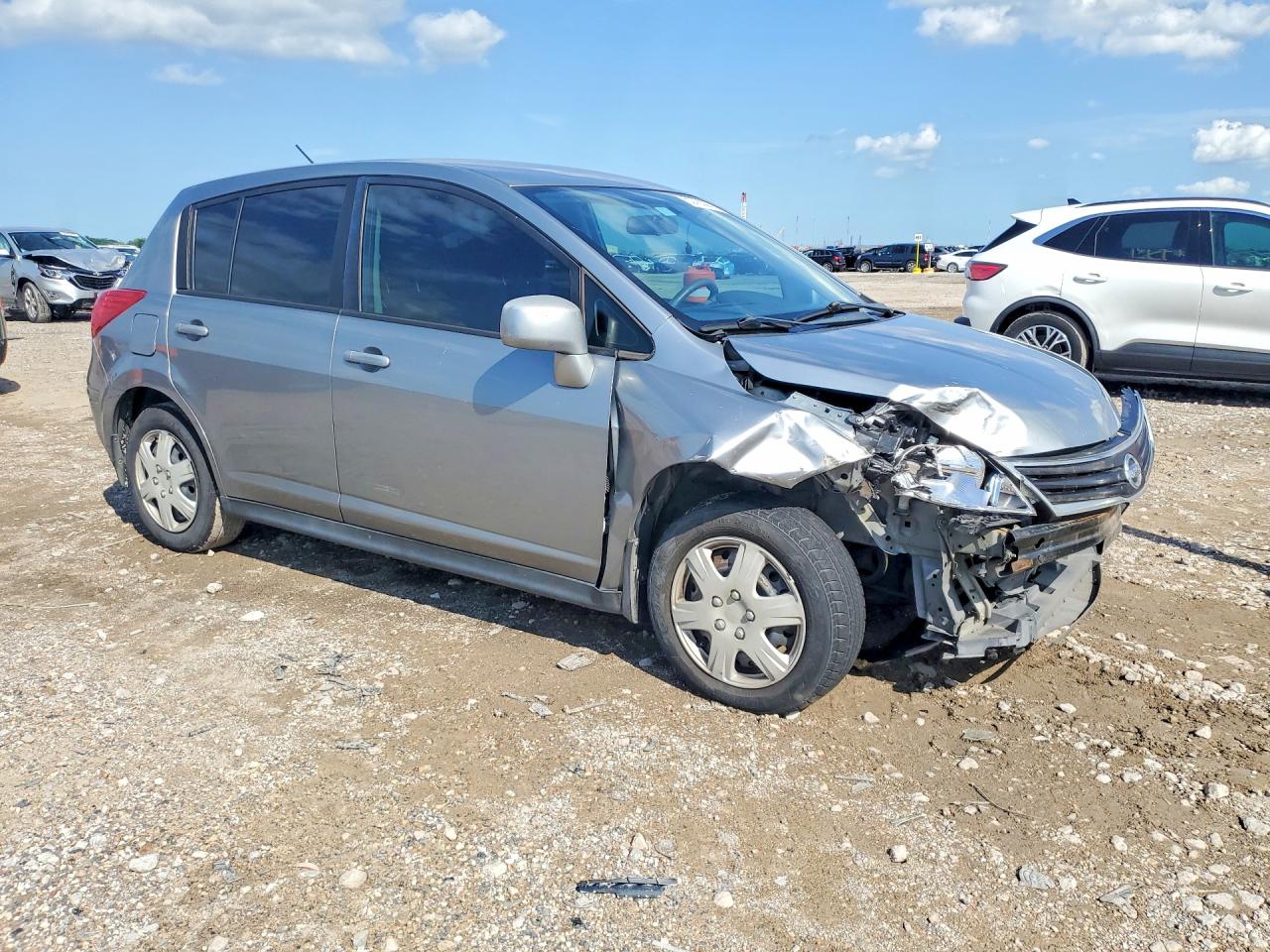 2011 Nissan Versa 1.8 S Gray vin: 3N1BC1CP7BL382406