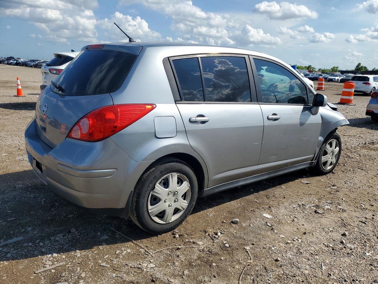 2011 Nissan Versa 1.8 S Gray vin: 3N1BC1CP7BL382406