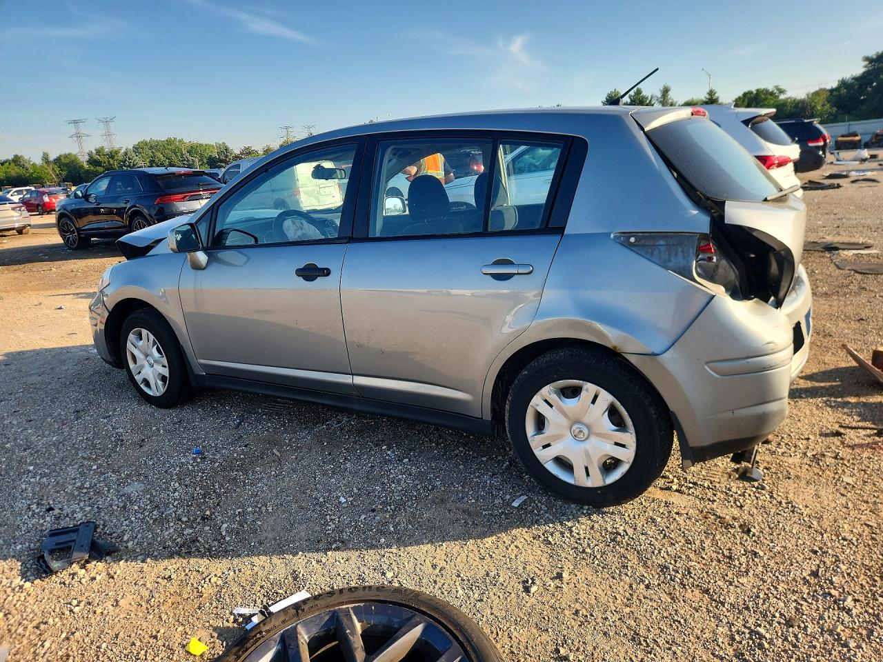 2011 Nissan Versa S Gray vin: 3N1BC1CP7BL491643