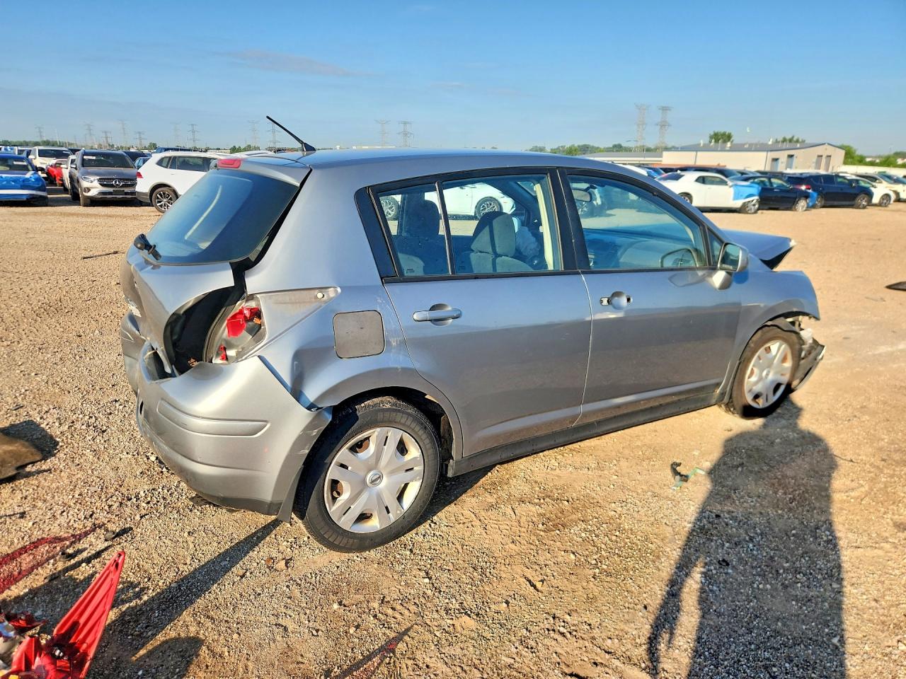 2011 Nissan Versa S Gray vin: 3N1BC1CP7BL491643