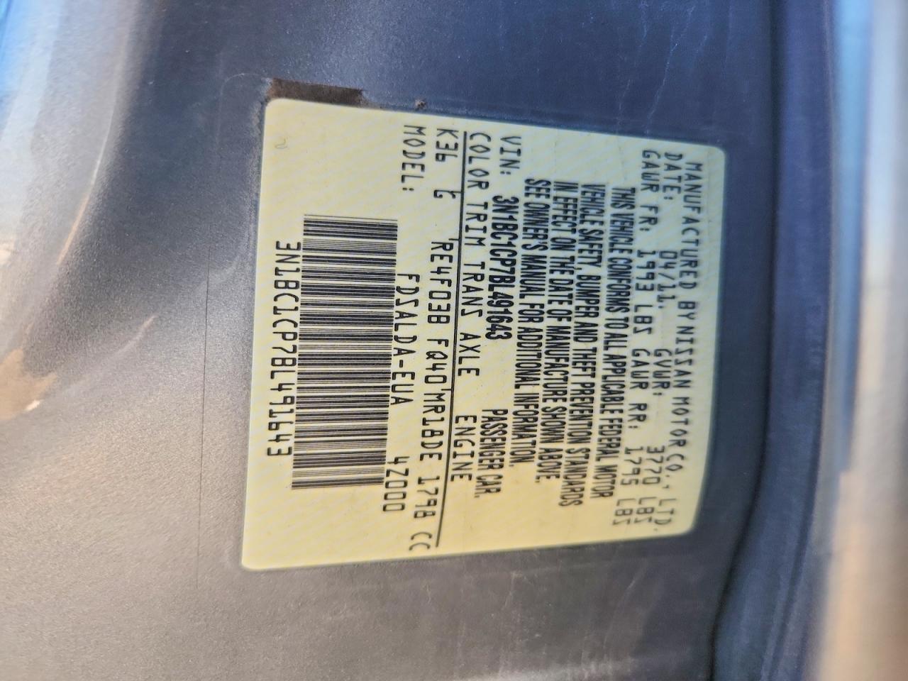 2011 Nissan Versa S Gray vin: 3N1BC1CP7BL491643