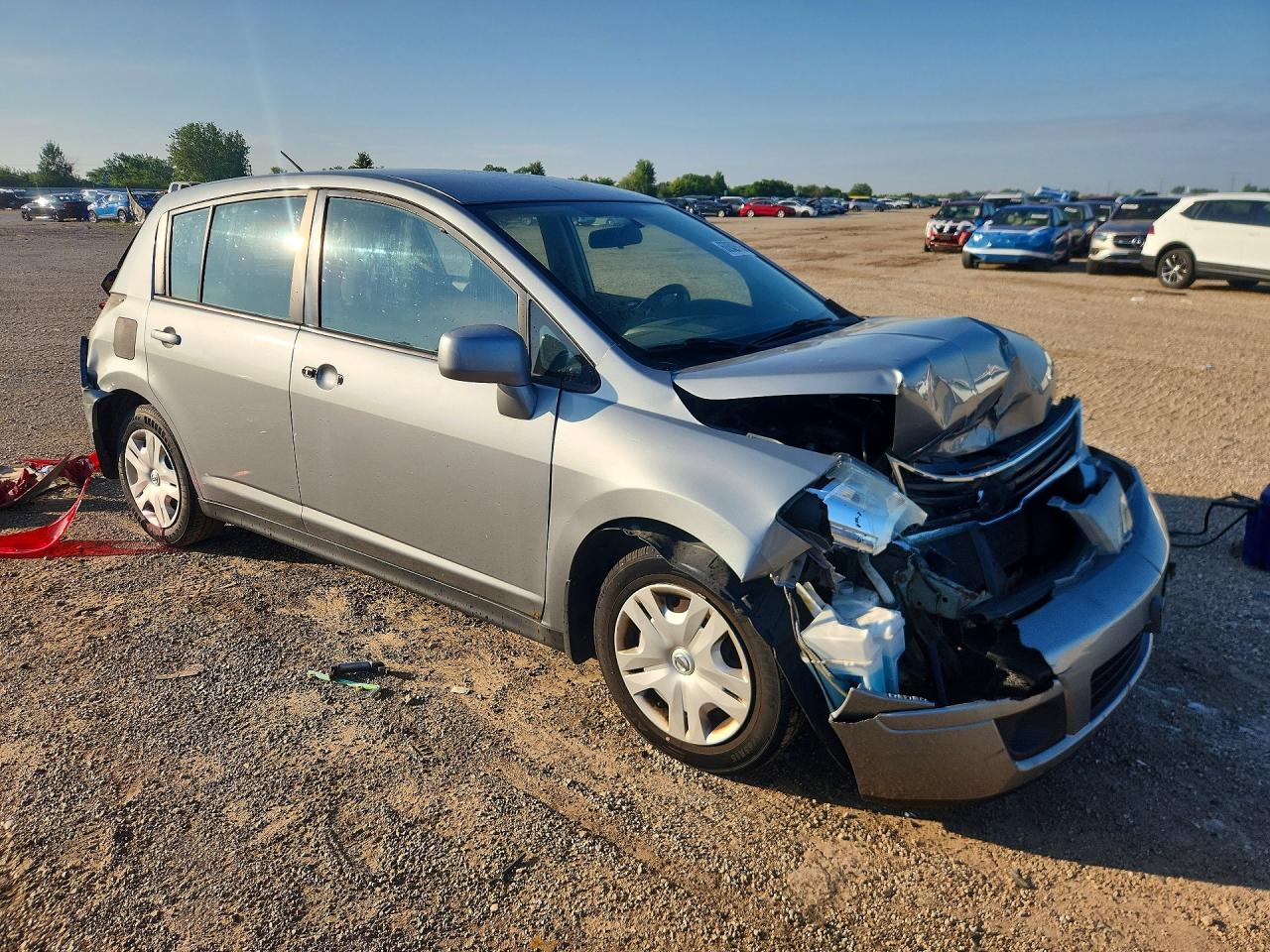 2011 Nissan Versa S Gray vin: 3N1BC1CP7BL491643