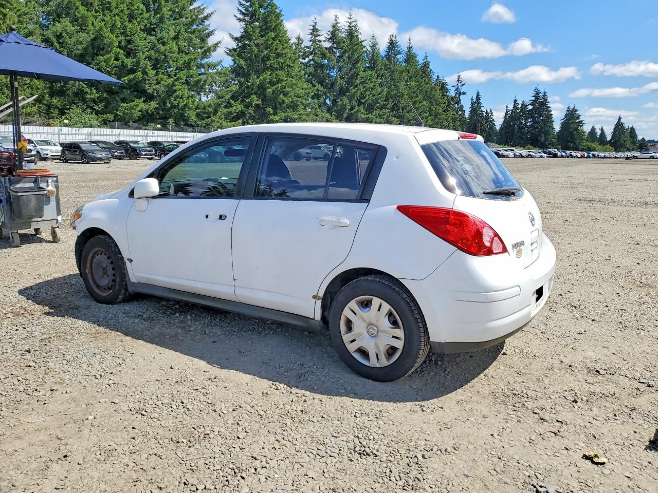 2011 Nissan Versa S/sl Белый vin: 3N1BC1CP7BL498950