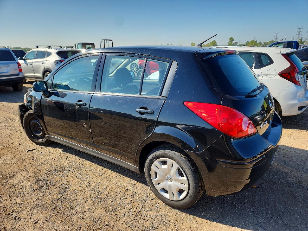2011 Nissan Versa Black vin: 3N1BC1CP7BL503693