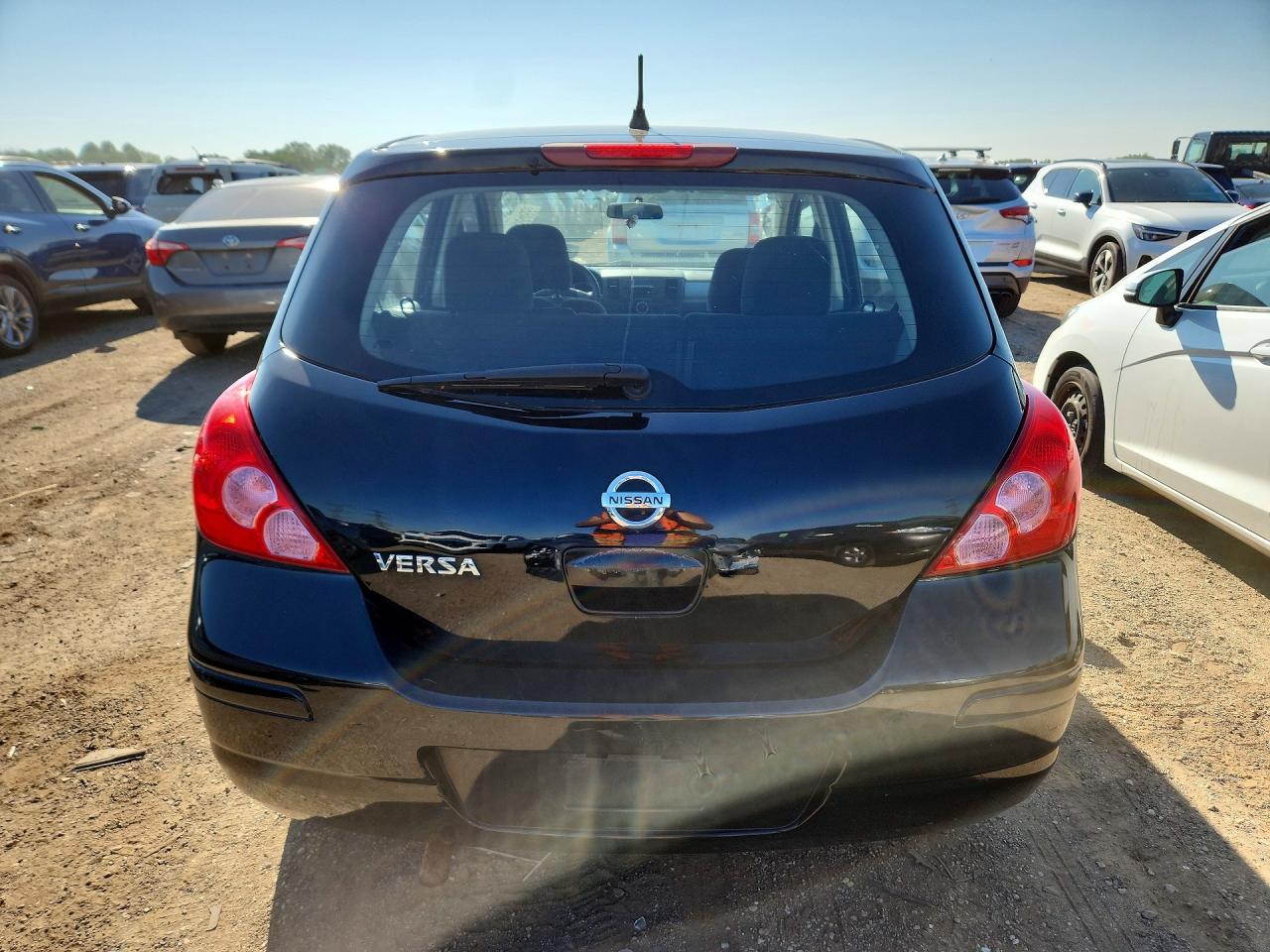 2011 Nissan Versa Black vin: 3N1BC1CP7BL503693