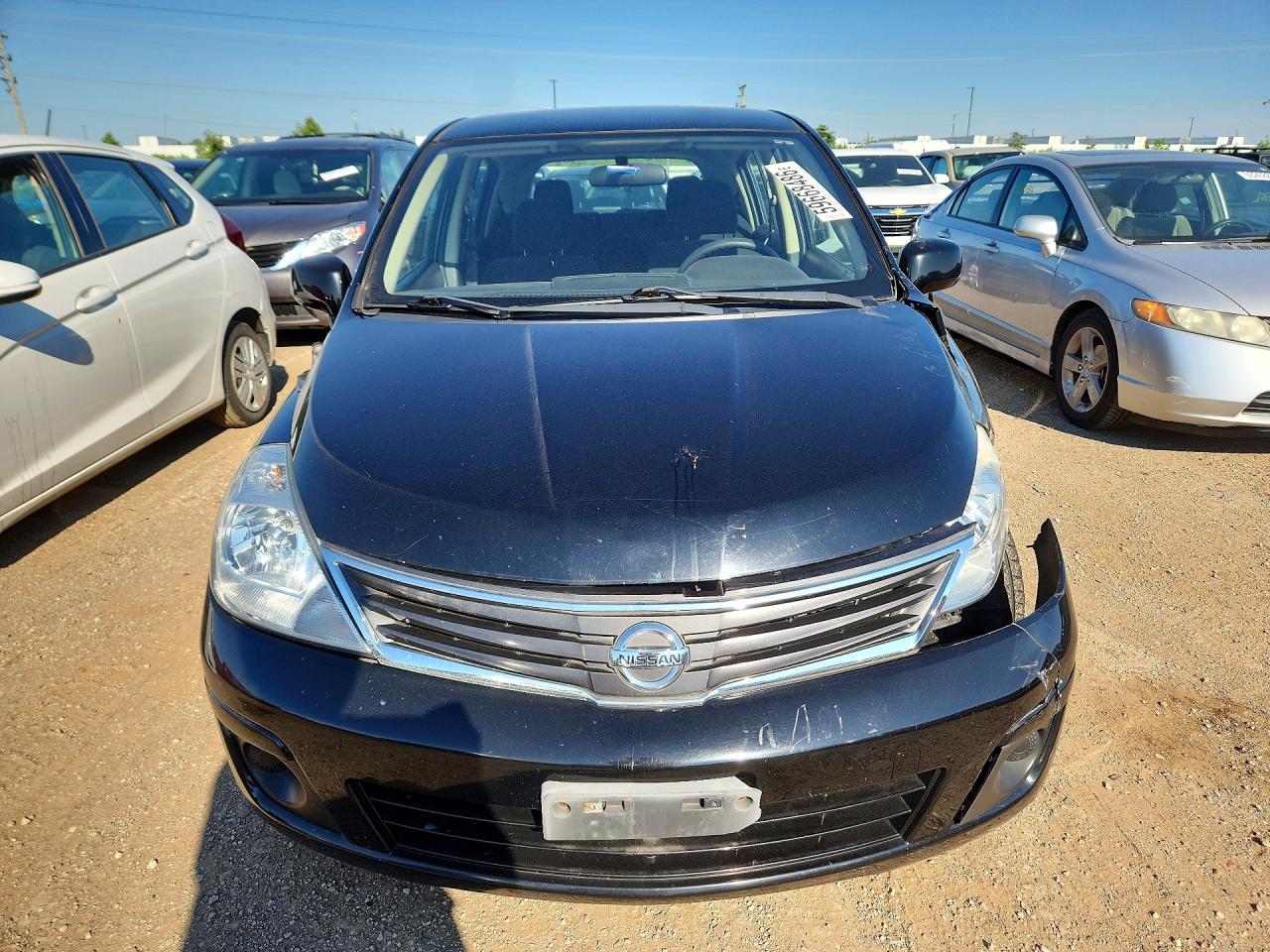 2011 Nissan Versa Black vin: 3N1BC1CP7BL503693