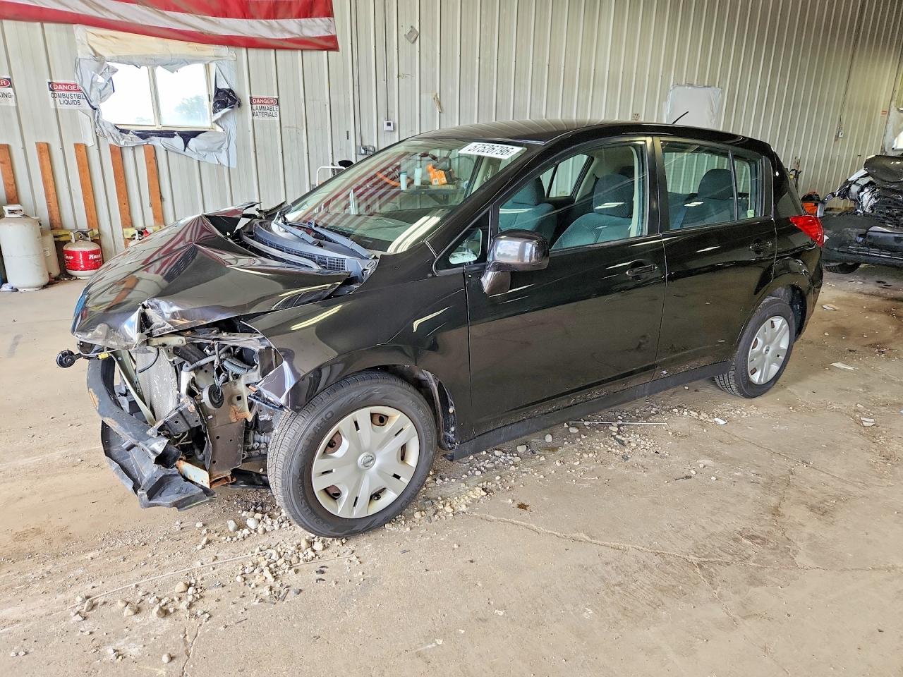 2011 Nissan Versa 1.8 S Black vin: 3N1BC1CP7BL517450