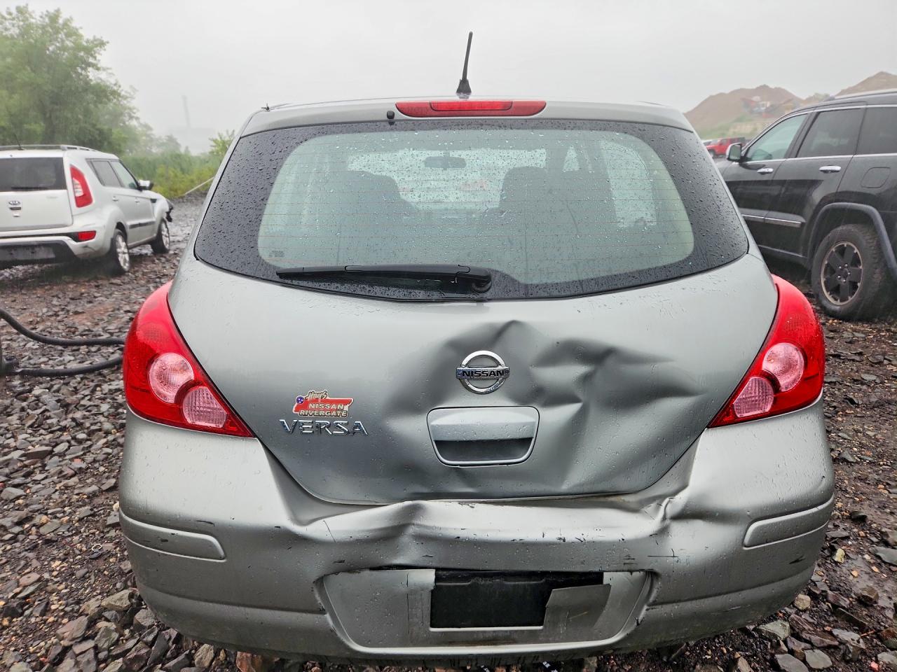 2012 Nissan Versa 1.8 S Gray vin: 3N1BC1CP7CK218371