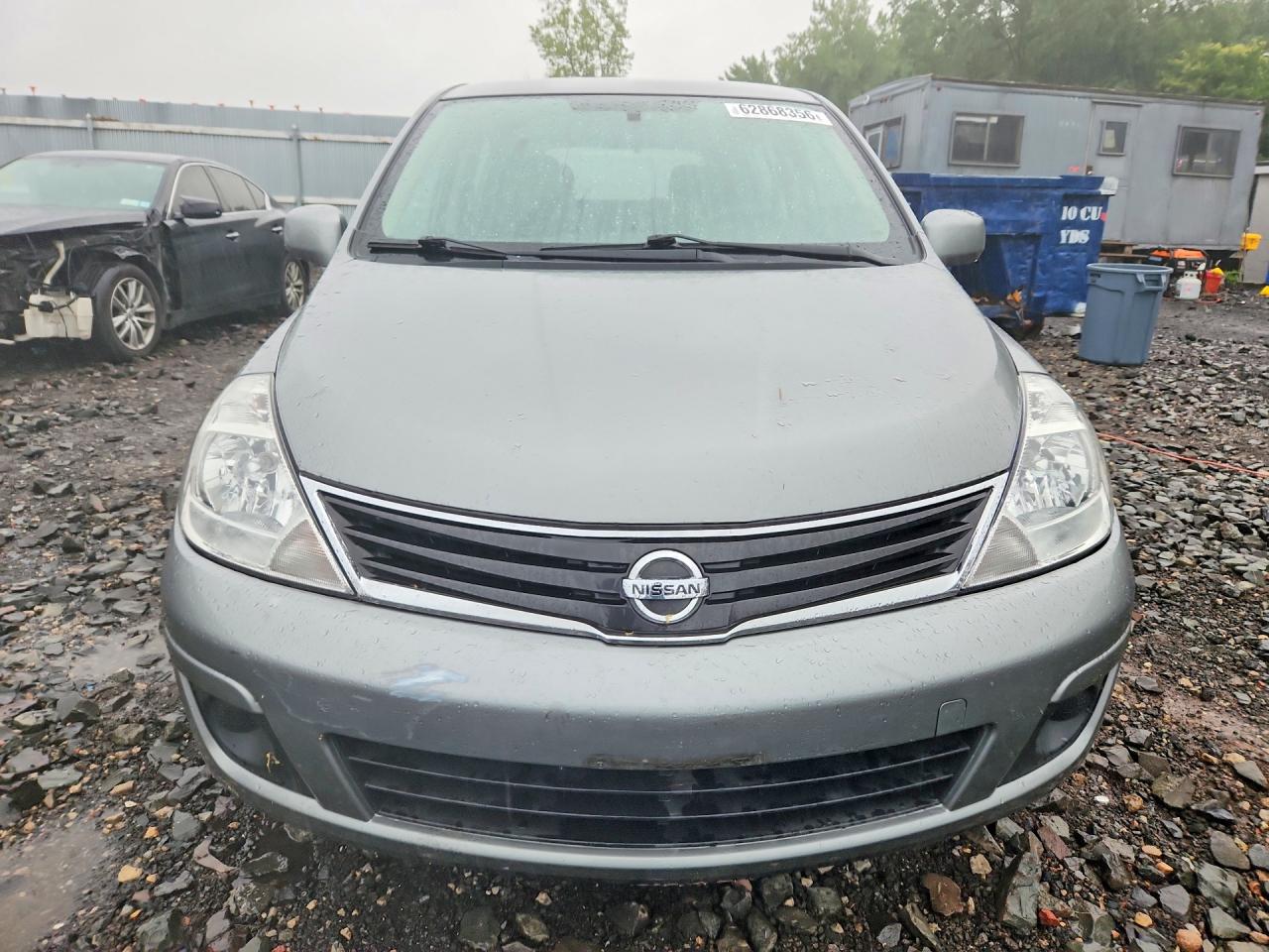 2012 Nissan Versa 1.8 S Gray vin: 3N1BC1CP7CK218371
