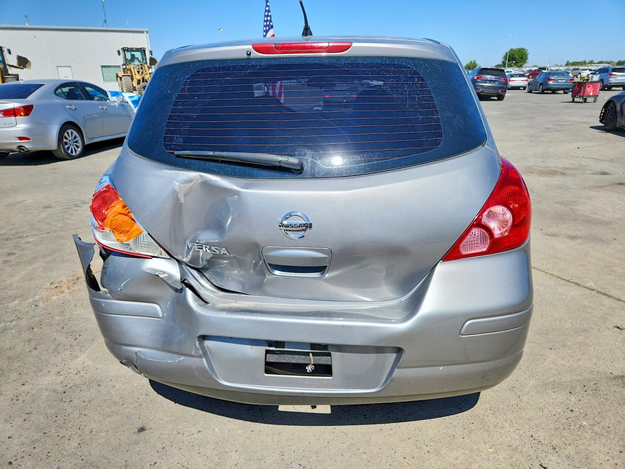 2012 Nissan Versa 1.8 S Gray vin: 3N1BC1CP7CK226213