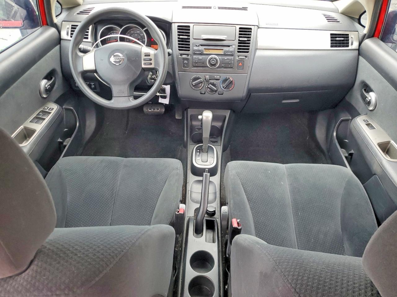 2012 Nissan Versa 1.8 S Red vin: 3N1BC1CP7CK248079