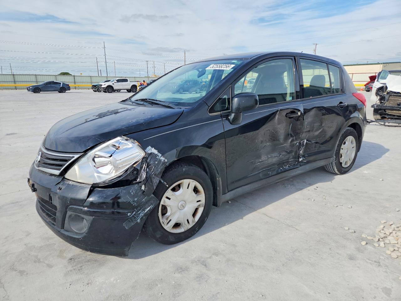 2012 Nissan Versa 1.8 S Черный vin: 3N1BC1CP7CK264850
