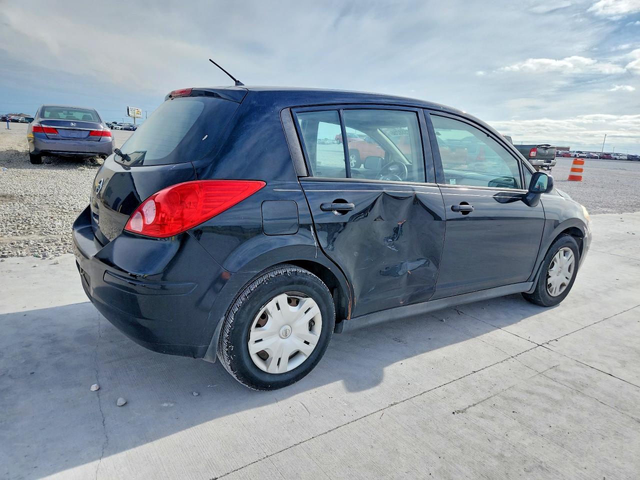 2012 Nissan Versa 1.8 S Black vin: 3N1BC1CP7CK264850
