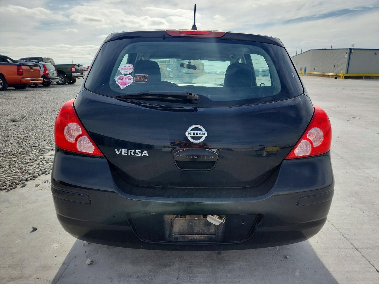 2012 Nissan Versa 1.8 S Black vin: 3N1BC1CP7CK264850