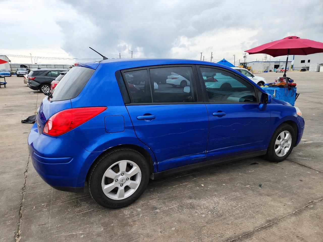 2012 Nissan Versa 1.8 S Blue vin: 3N1BC1CP7CK266100