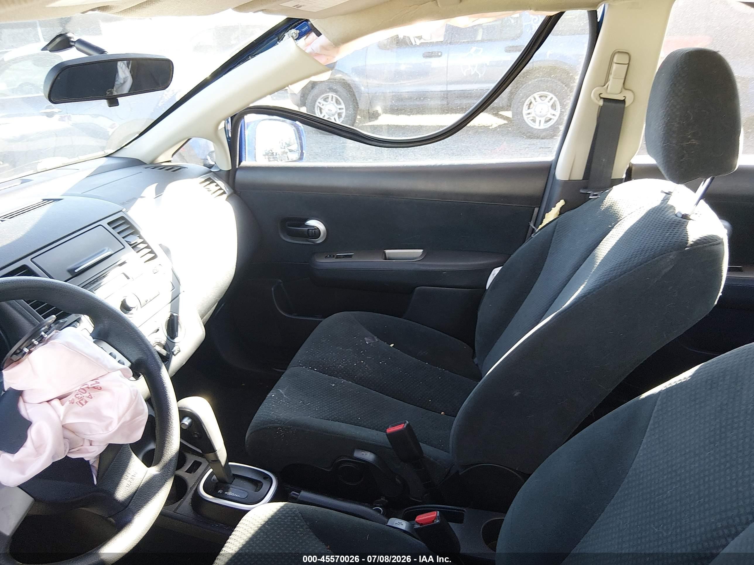 2012 Nissan Versa 1.8 S Blue vin: 3N1BC1CP7CK271362