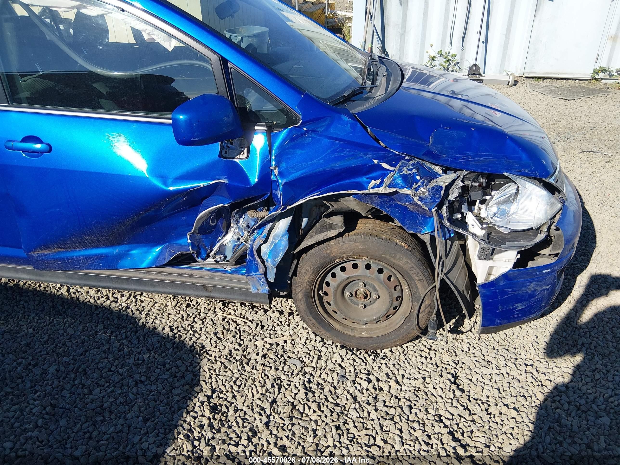 2012 Nissan Versa 1.8 S Blue vin: 3N1BC1CP7CK271362