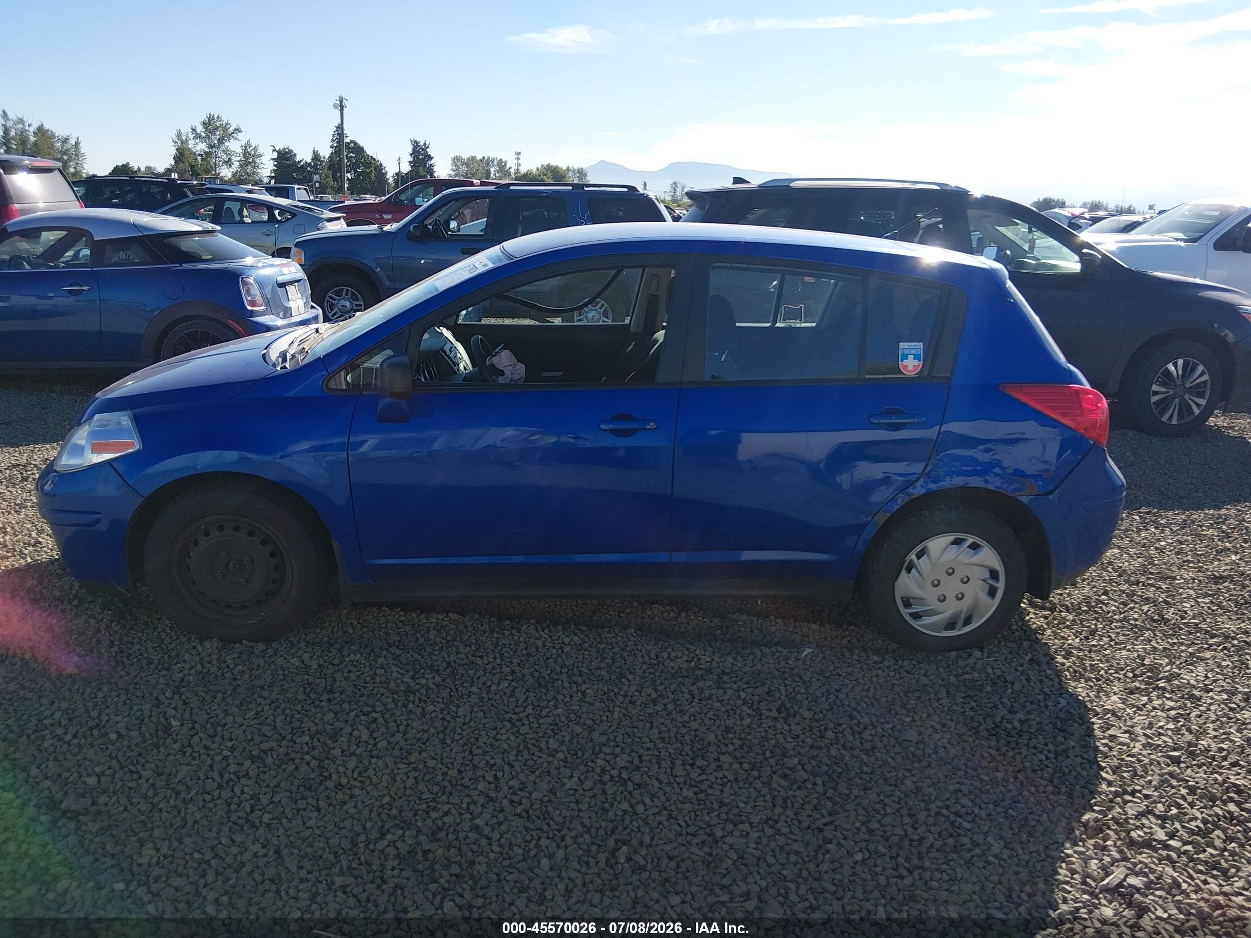 2012 Nissan Versa 1.8 S Blue vin: 3N1BC1CP7CK271362