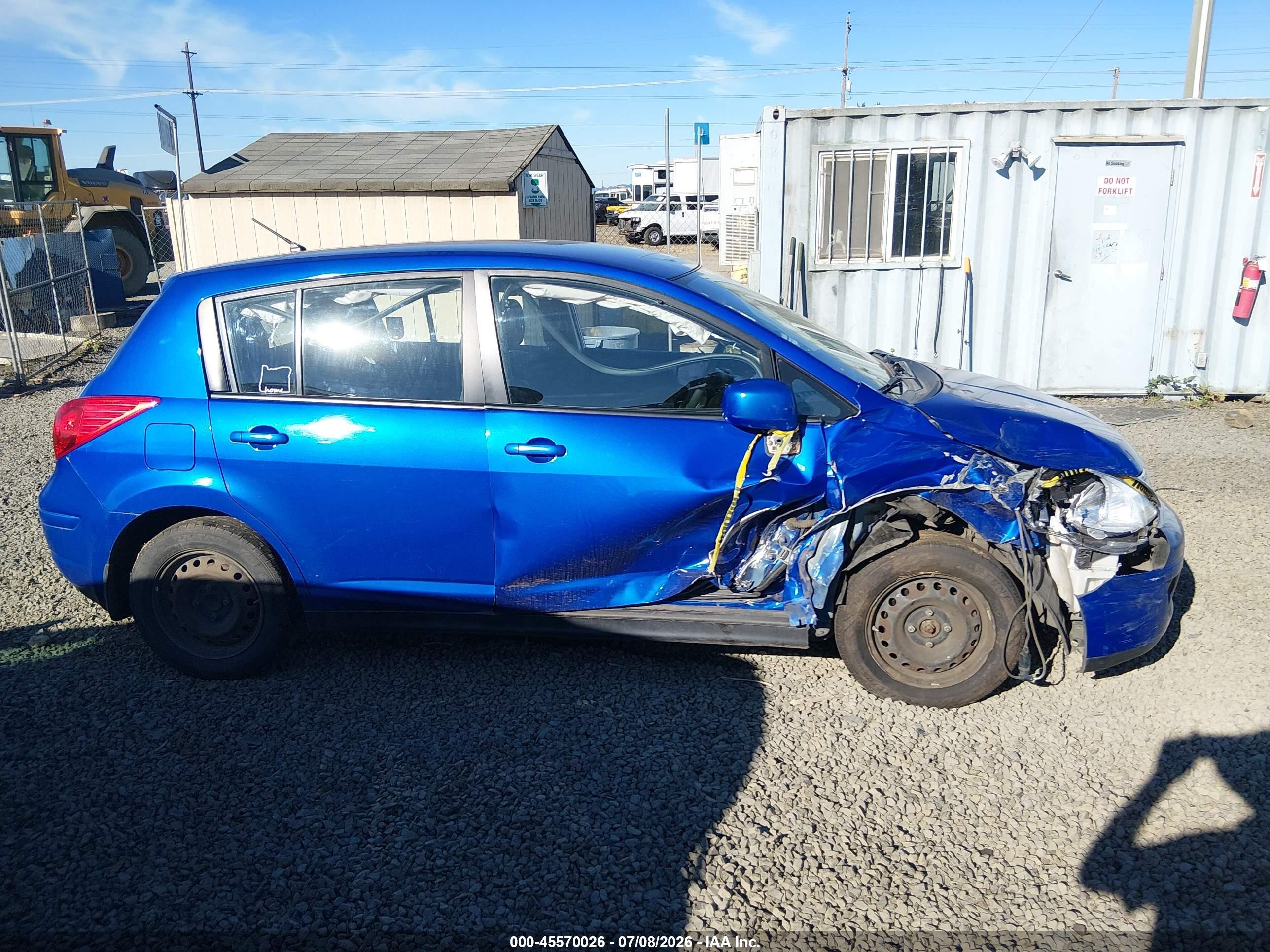 2012 Nissan Versa 1.8 S Blue vin: 3N1BC1CP7CK271362
