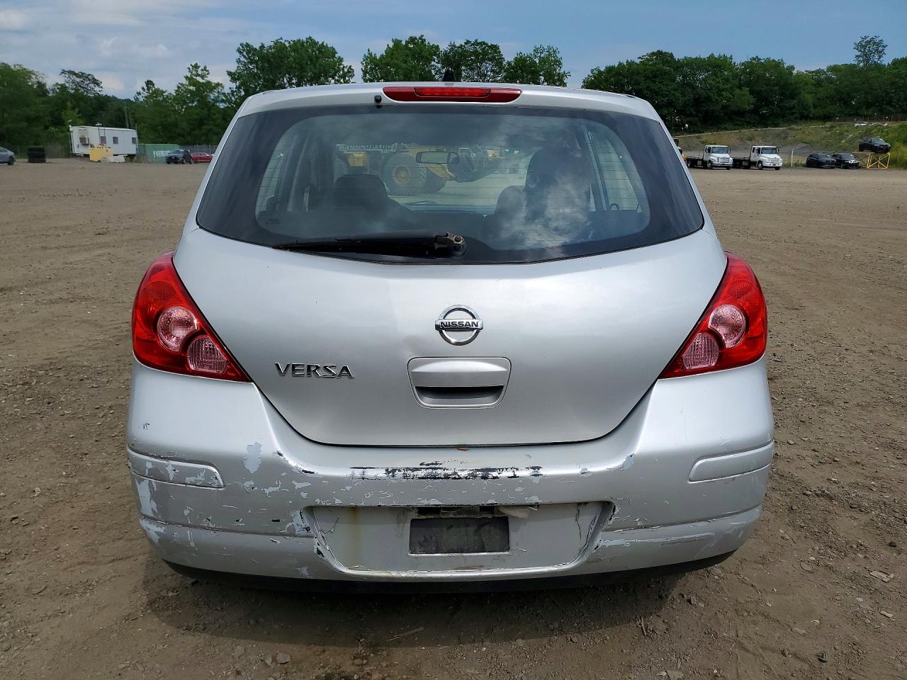 2012 Nissan Versa 1.8 S Silver vin: 3N1BC1CP7CK272348