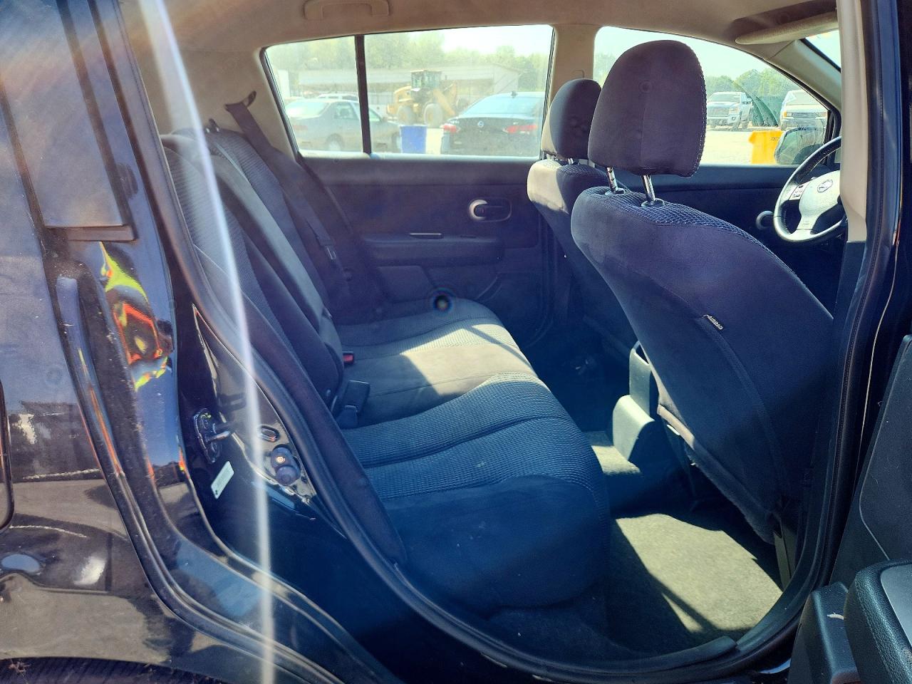 2012 Nissan Versa 1.8 S Black vin: 3N1BC1CP7CK272592
