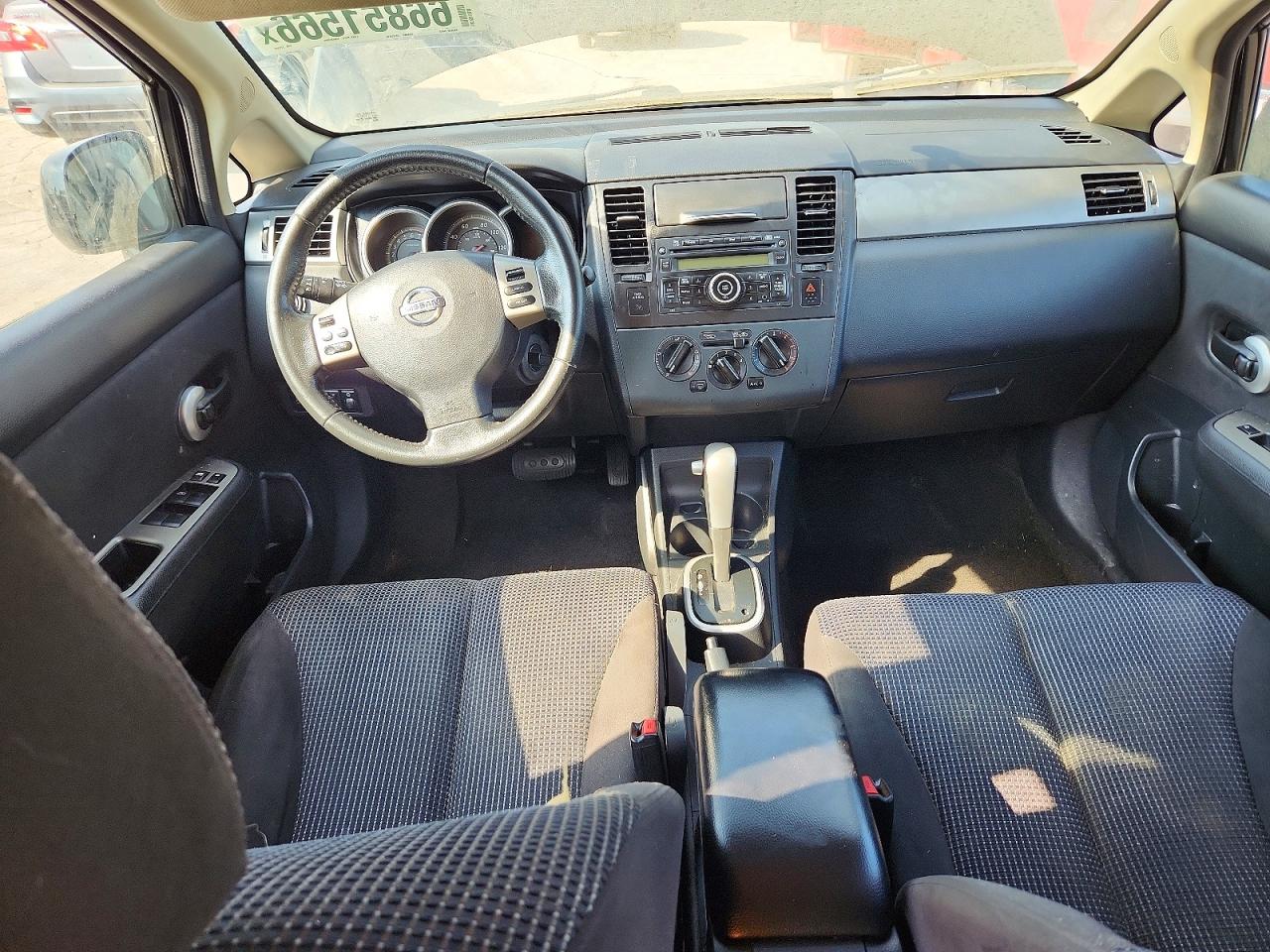 2012 Nissan Versa 1.8 S Black vin: 3N1BC1CP7CK272592