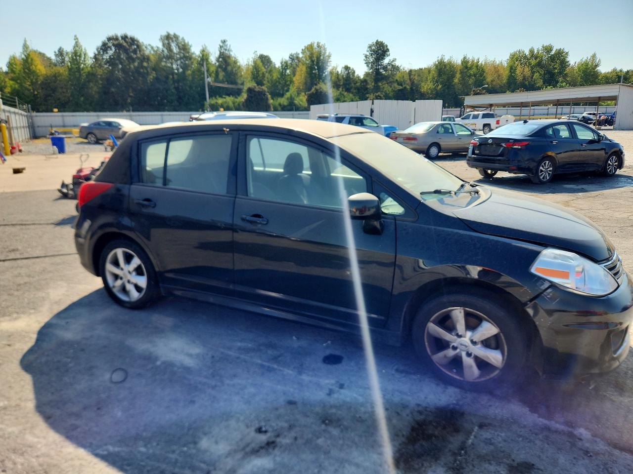 2012 Nissan Versa 1.8 S Black vin: 3N1BC1CP7CK272592