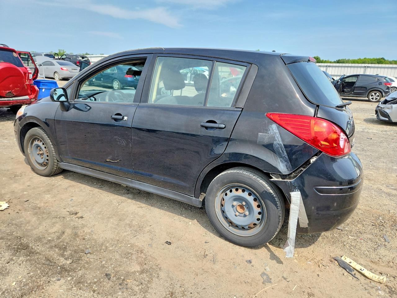 2012 Nissan Versa 1.8 S Black vin: 3N1BC1CP7CK288971