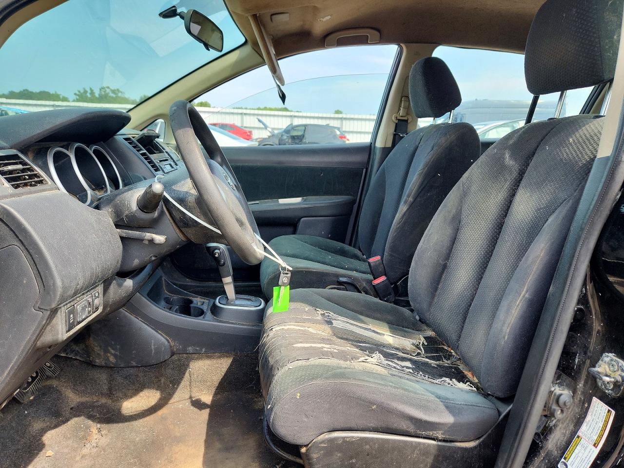 2012 Nissan Versa 1.8 S Black vin: 3N1BC1CP7CK288971
