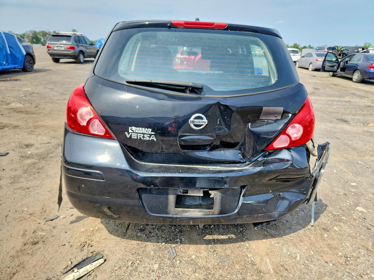 2012 Nissan Versa 1.8 S Black vin: 3N1BC1CP7CK288971