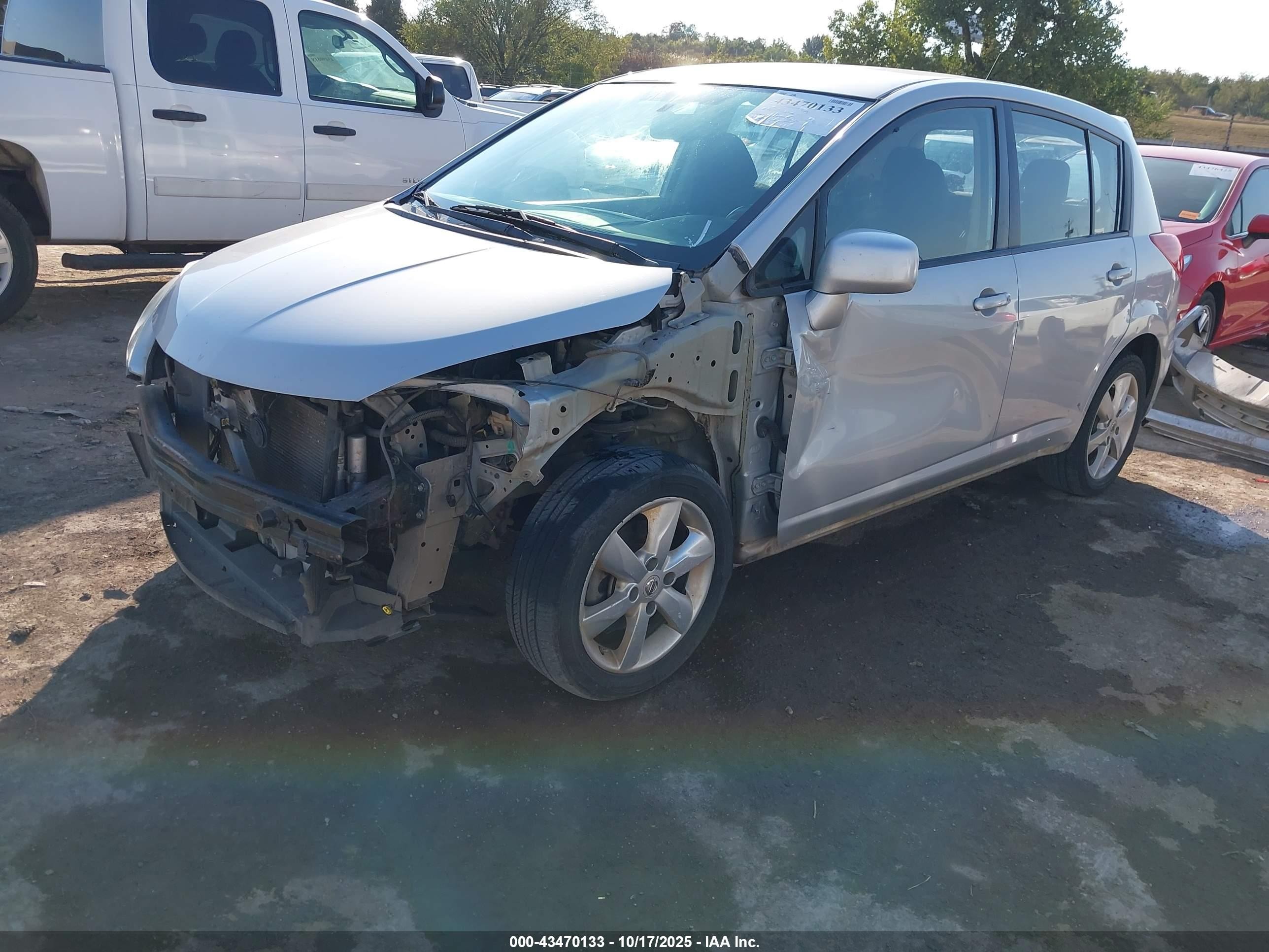 2012 Nissan Versa 1.8 Sl Silver vin: 3N1BC1CP7CK292759