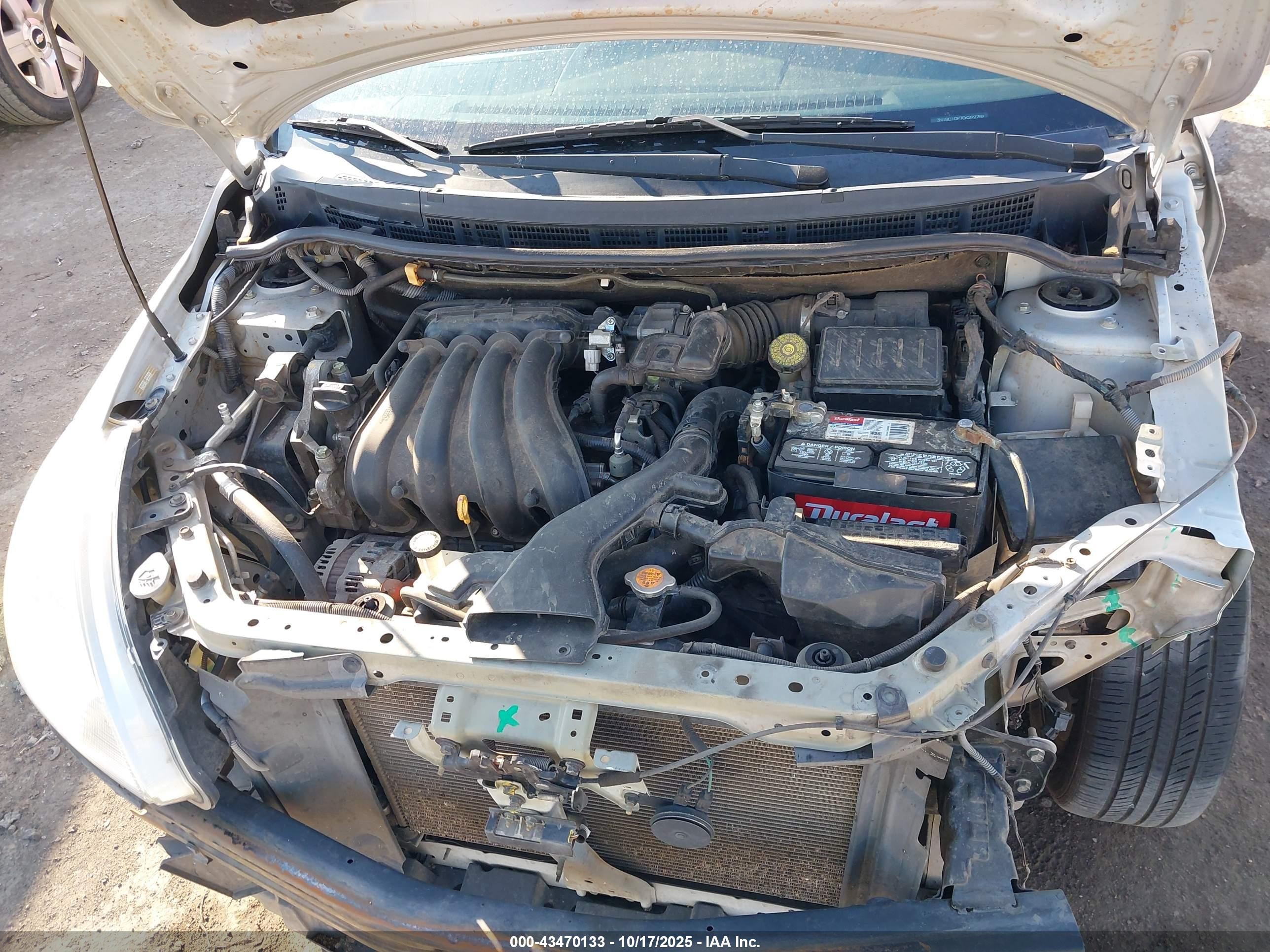 2012 Nissan Versa 1.8 Sl Silver vin: 3N1BC1CP7CK292759