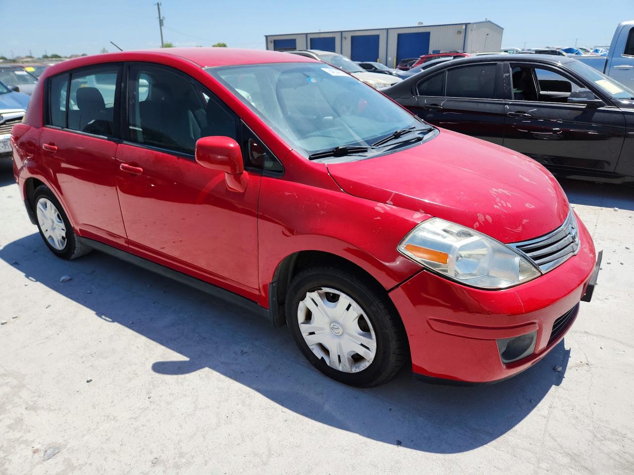 2012 Nissan Versa 1.8 S Красный vin: 3N1BC1CP7CL372329