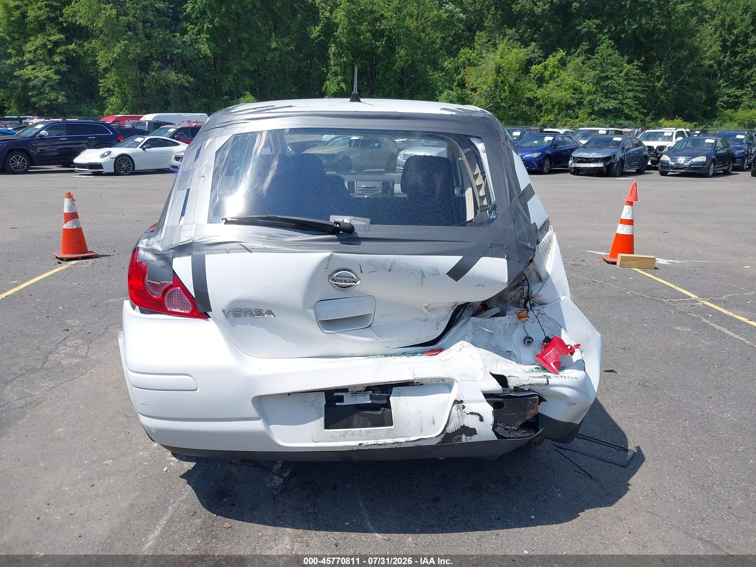 2012 Nissan Versa 1.8 S White vin: 3N1BC1CP7CL373805