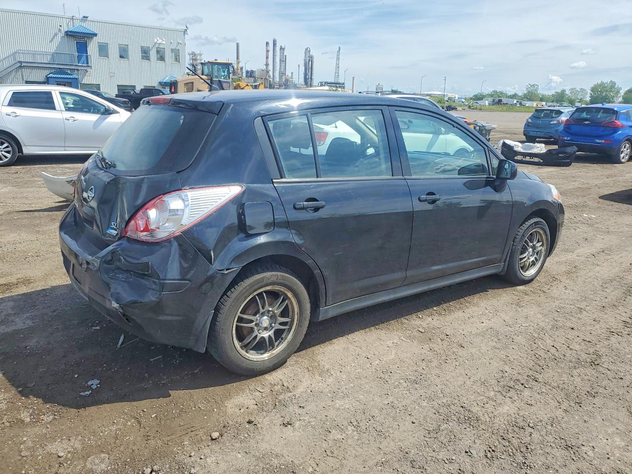 2010 Nissan Versa 1.8 S Black vin: 3N1BC1CP8AL415265