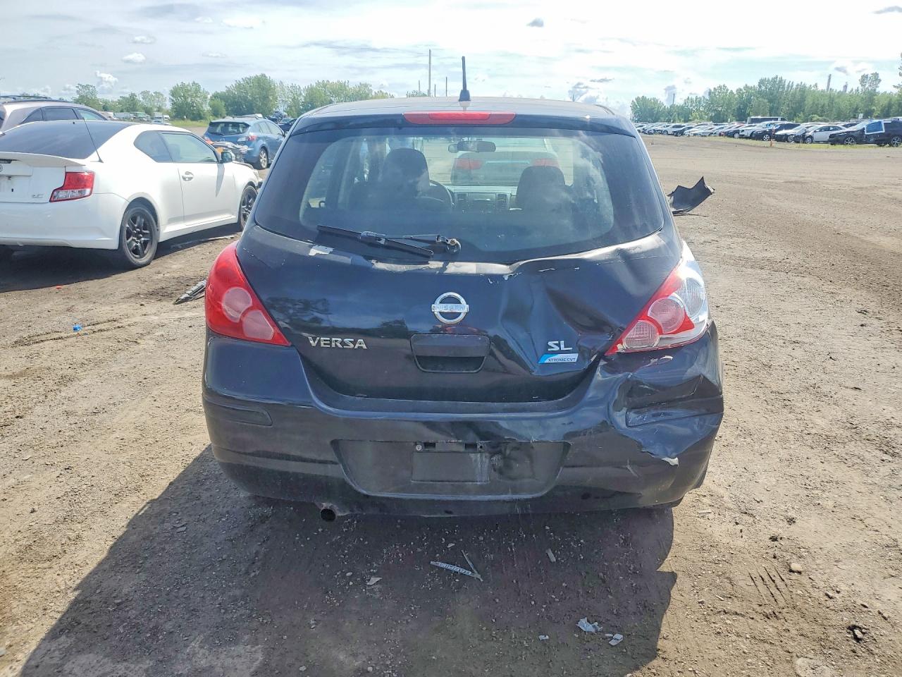 2010 Nissan Versa 1.8 S Black vin: 3N1BC1CP8AL415265