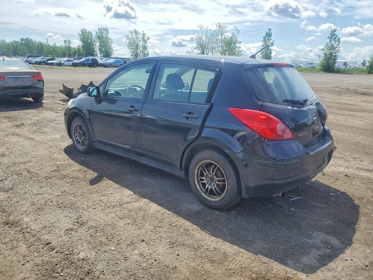 2010 Nissan Versa 1.8 S Black vin: 3N1BC1CP8AL415265