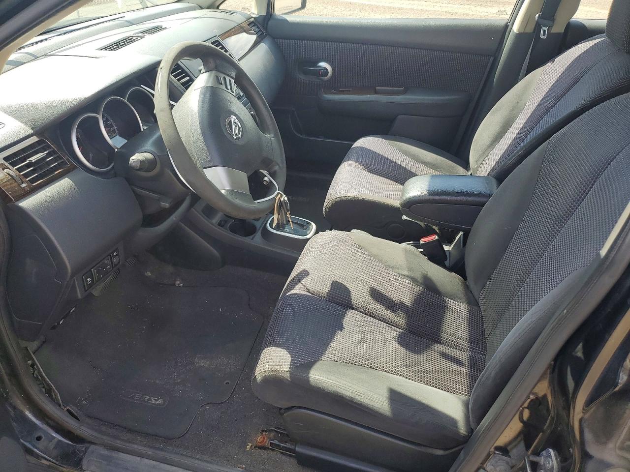 2010 Nissan Versa 1.8 S Black vin: 3N1BC1CP8AL415265