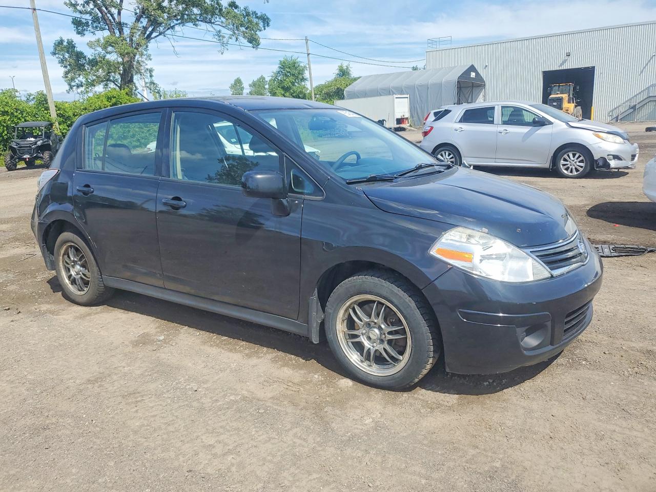 2010 Nissan Versa 1.8 S Black vin: 3N1BC1CP8AL415265