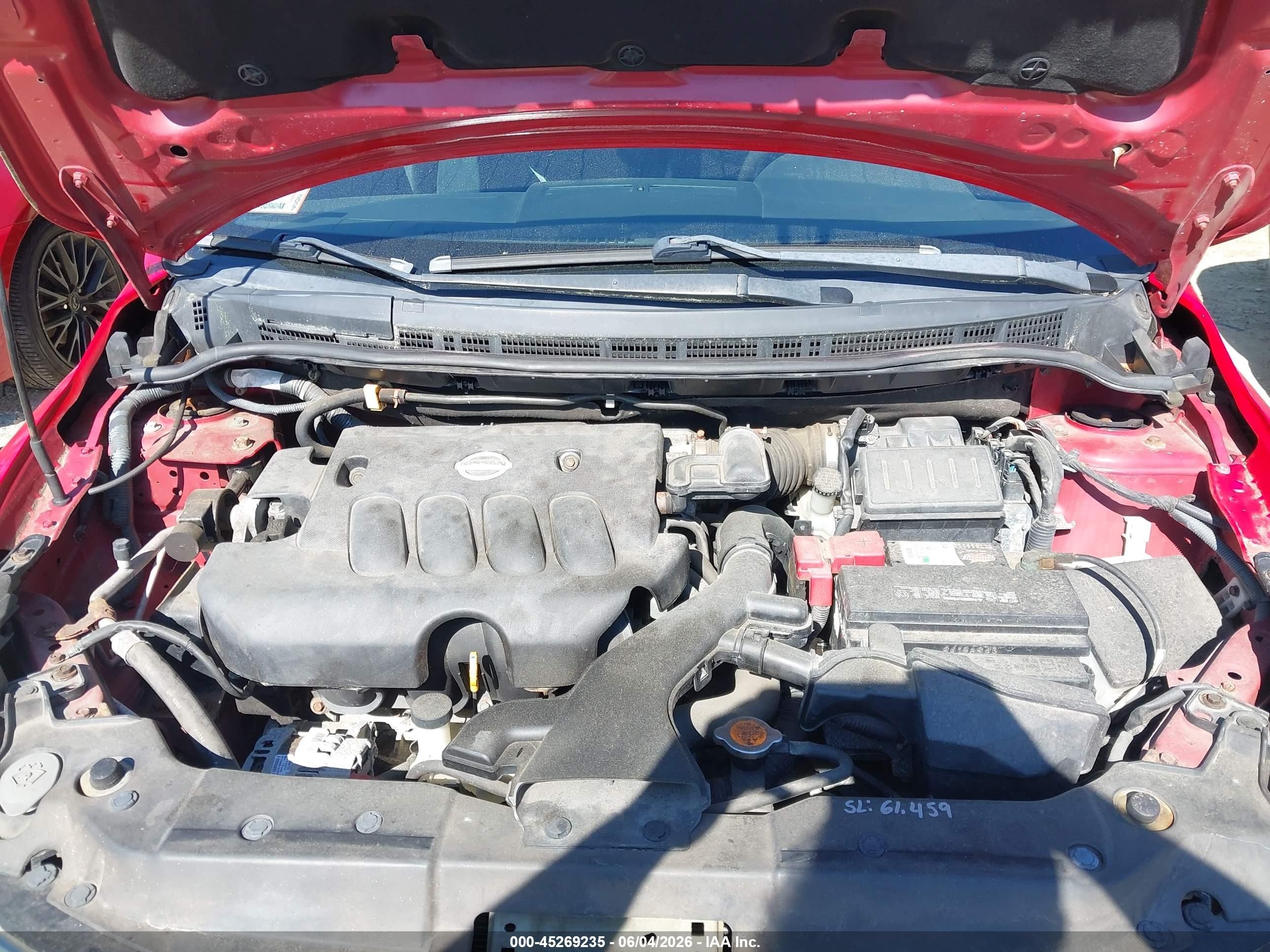 2010 Nissan Versa 1.8s Red vin: 3N1BC1CP8AL416092