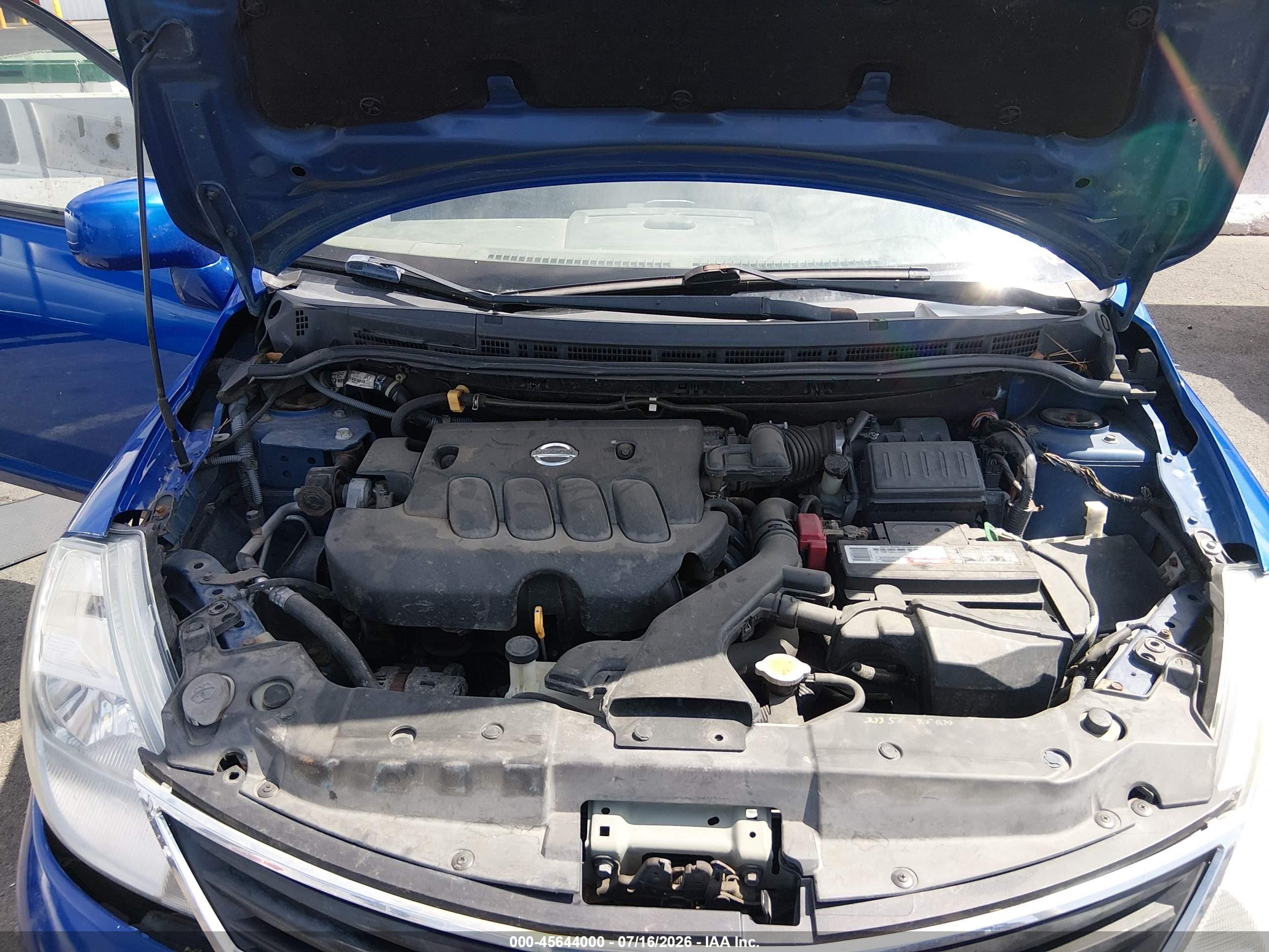 2010 Nissan Versa 1.8s Blue vin: 3N1BC1CP8AL419297