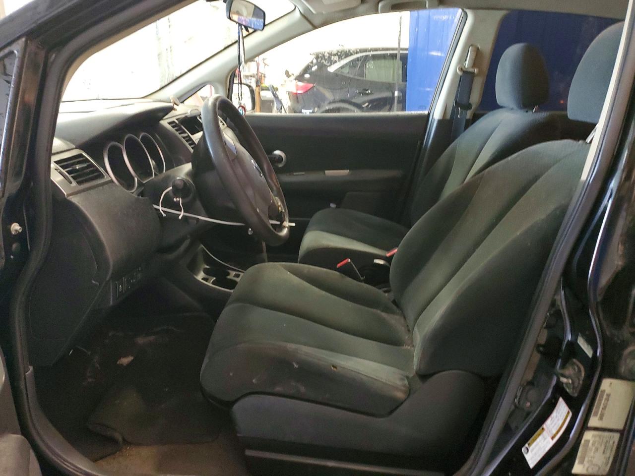2010 Nissan Versa 1.8 S Black vin: 3N1BC1CP8AL456995