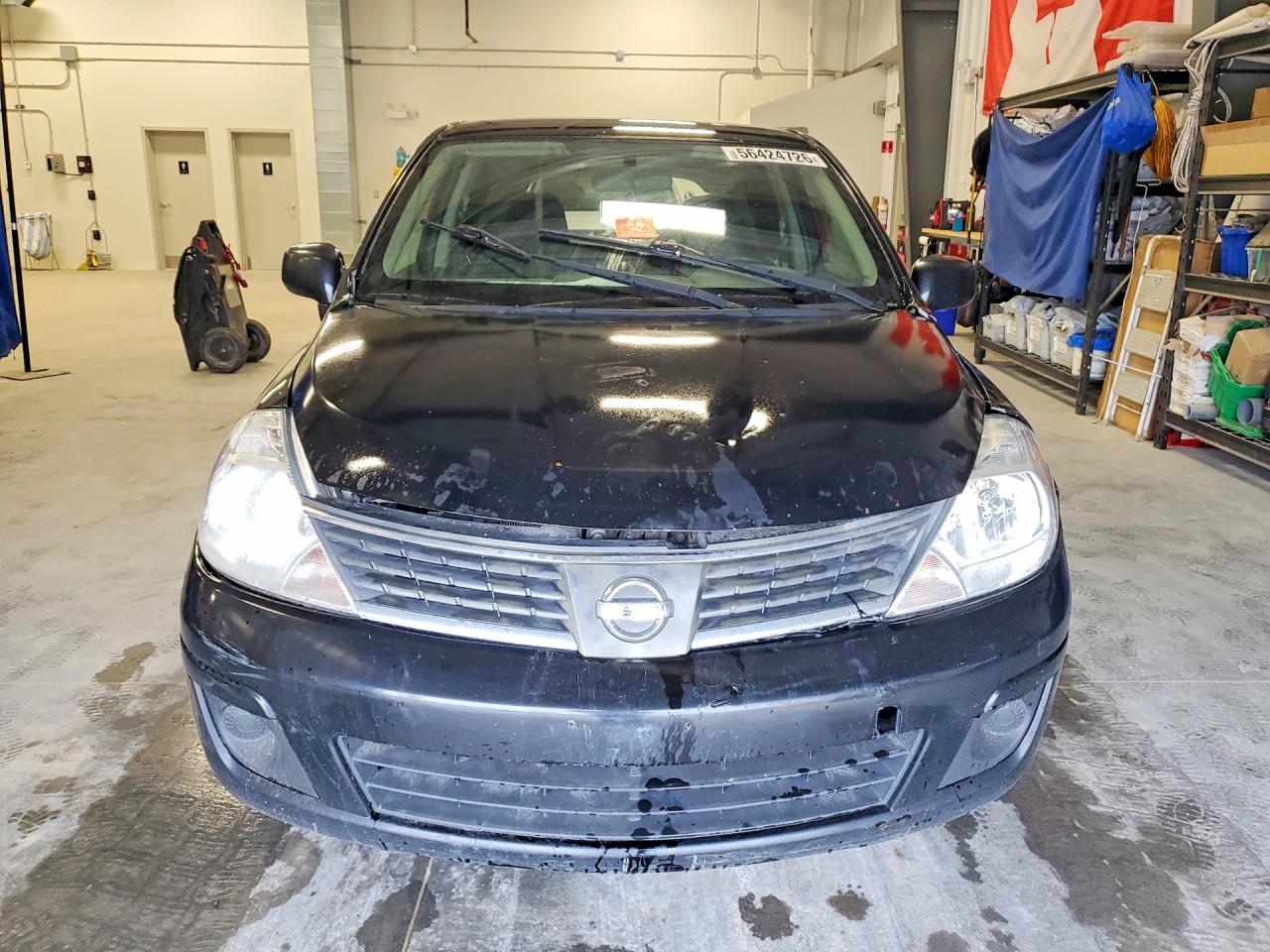 2010 Nissan Versa 1.8 S Black vin: 3N1BC1CP8AL456995
