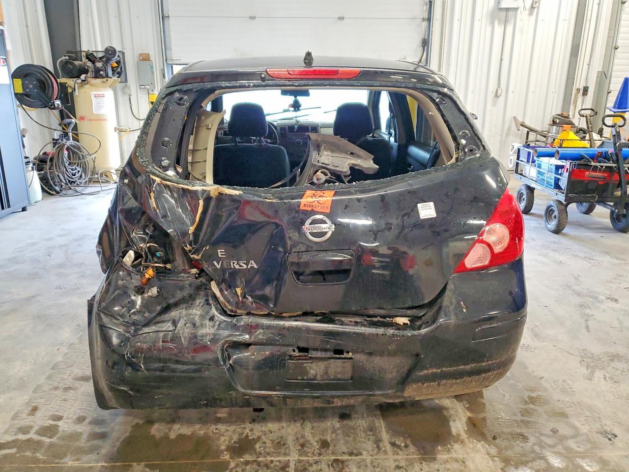 2010 Nissan Versa 1.8 S Black vin: 3N1BC1CP8AL456995