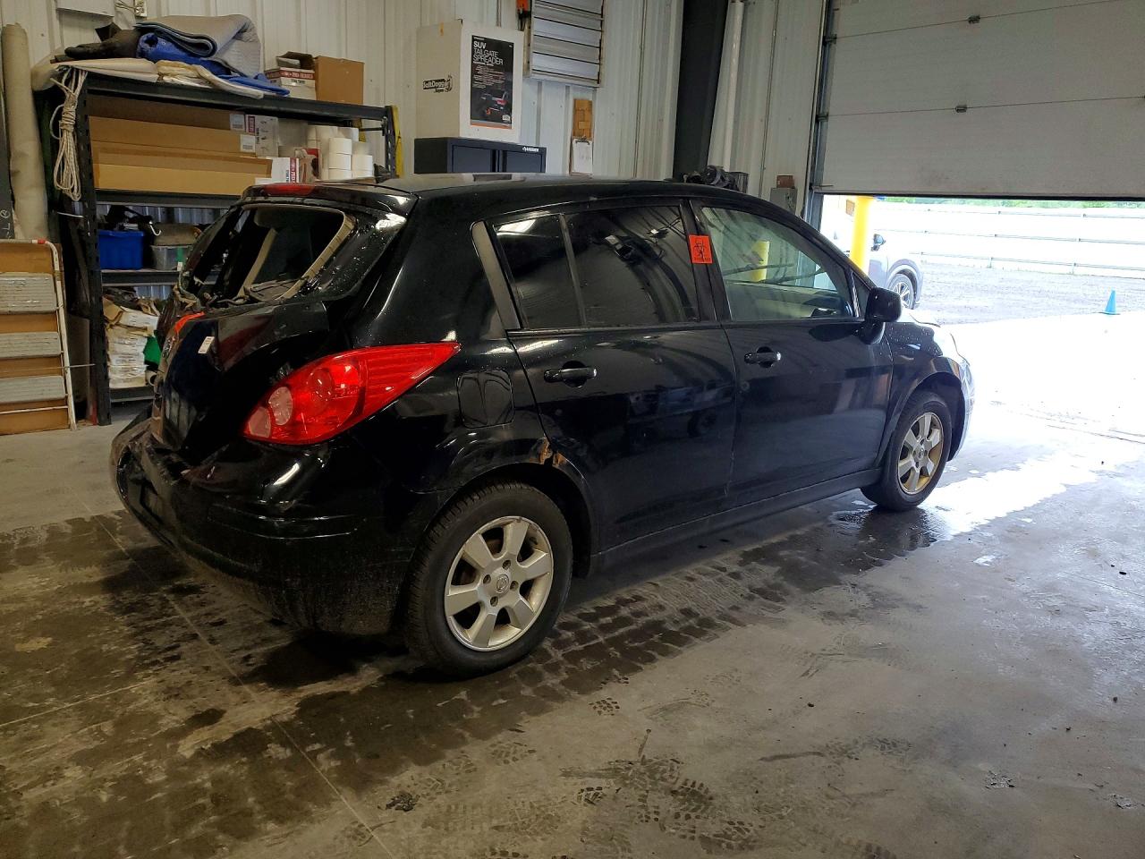 2010 Nissan Versa 1.8 S Black vin: 3N1BC1CP8AL456995